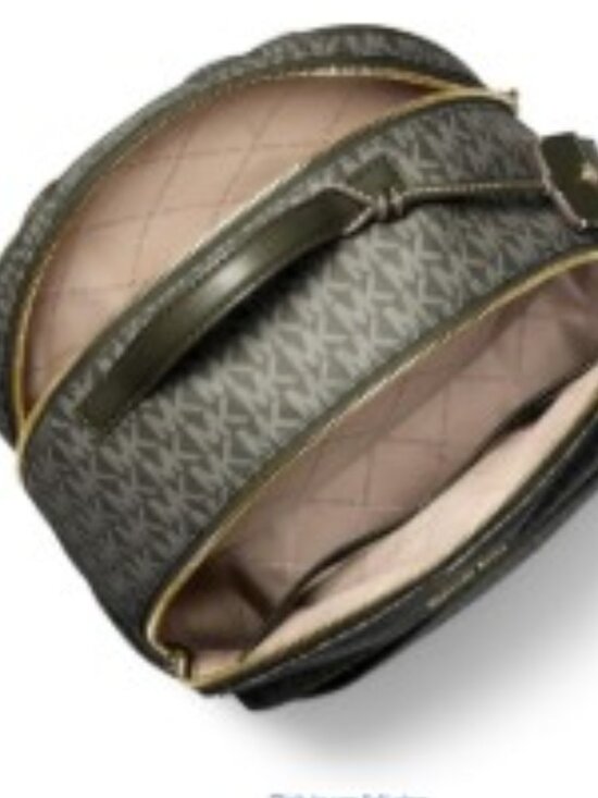 Michael Kors Sable Large Signature Backpack - Ivy/Green NWT main image 9